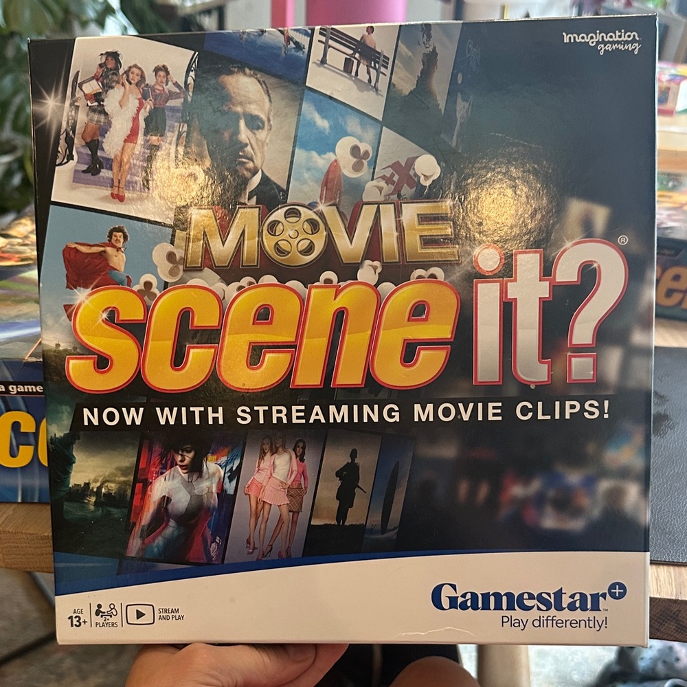 Scene It? Movie Board Game - Colorful Movie Art Box